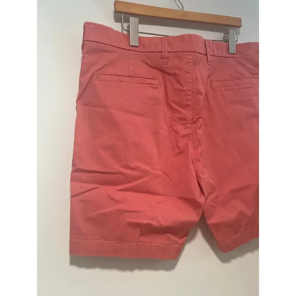 Dockers Straight Flat Front Salmon Khaki Chinos Ultimate Shorts Size 40 JL